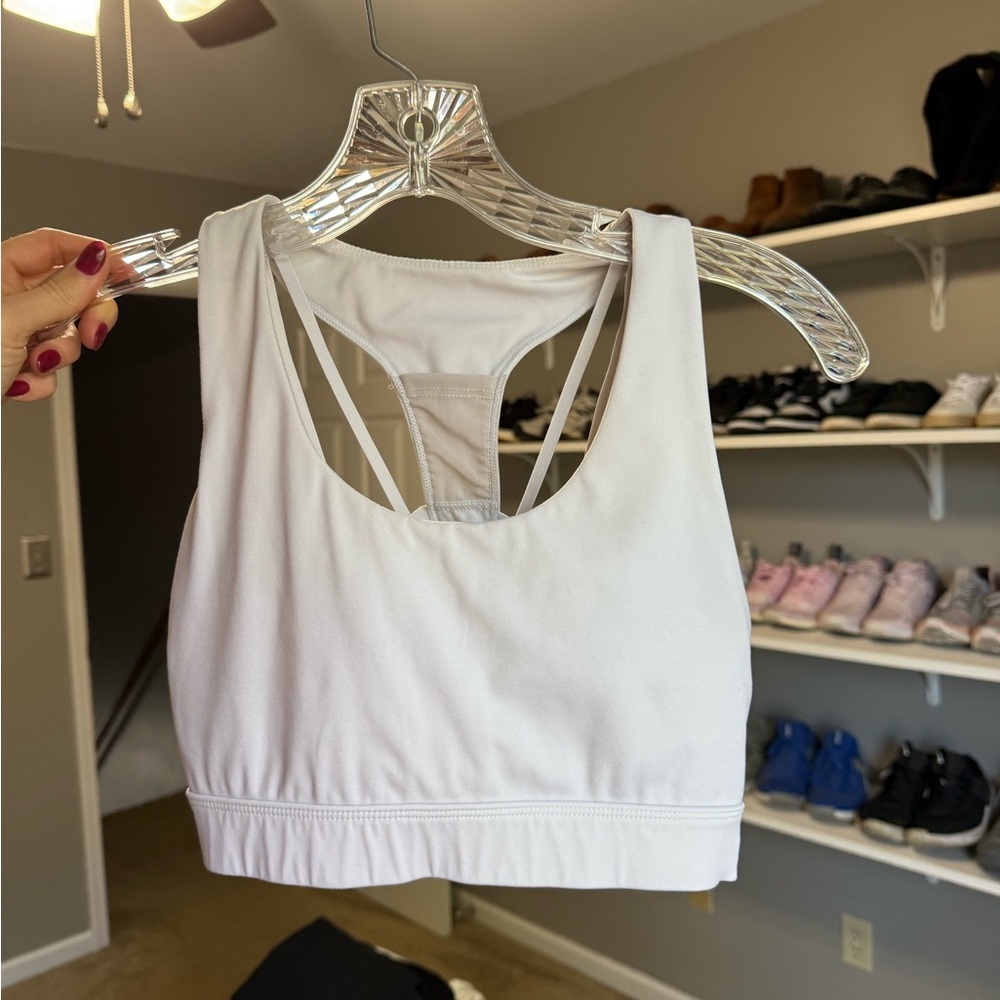 Strappy sports bra